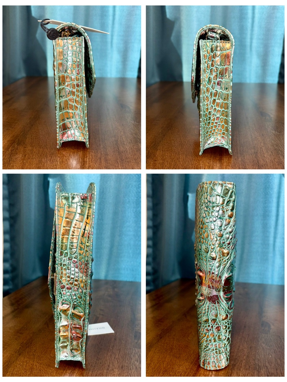 Brahmin EUC Wendy- Soulful - Multi Color Metallic - EXCLUSIVE - Crossbody/Clutch - Picture 5 of 17